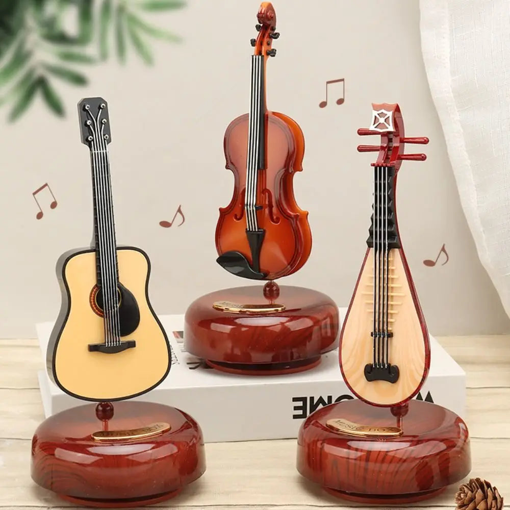 Nordic Phonograph Music Box Figurine