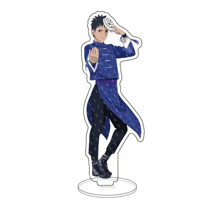 Japan Naruto Acrylic Stand Shippuden Uchiha Sasuke Sakura Desktop Decoration Doll anime figure character Christmas gift 15cm