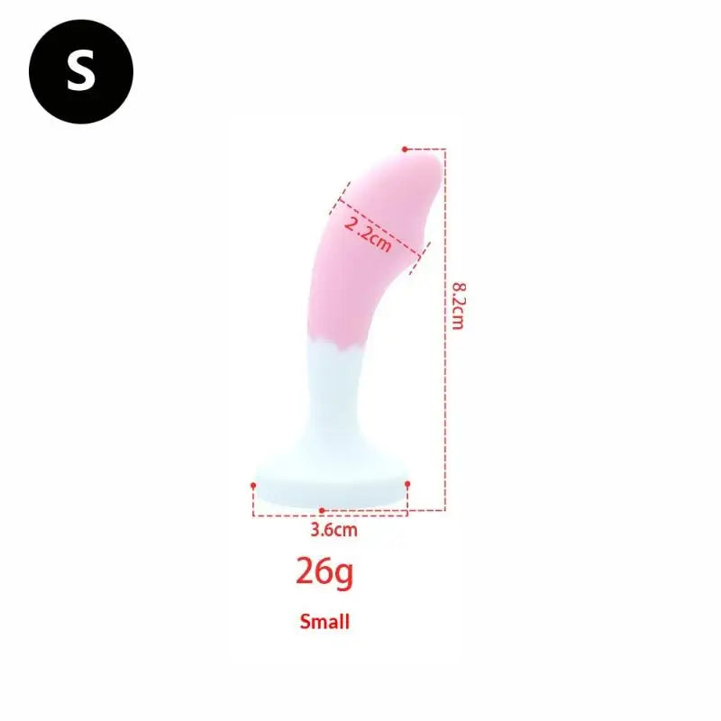 Silicone Anal Plug with Crystal Gem Base