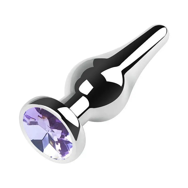 Jeweled Aluminum Alloy Anal Plug