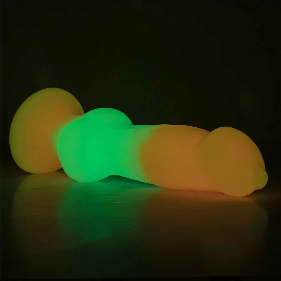 5 Size Luminous Dog Knot Dildos Xxl  Pink Big Dog Horse Dildo Anal Dragon Long Animal Dildo Silicone Soft Penis Dick Sex Toys 18