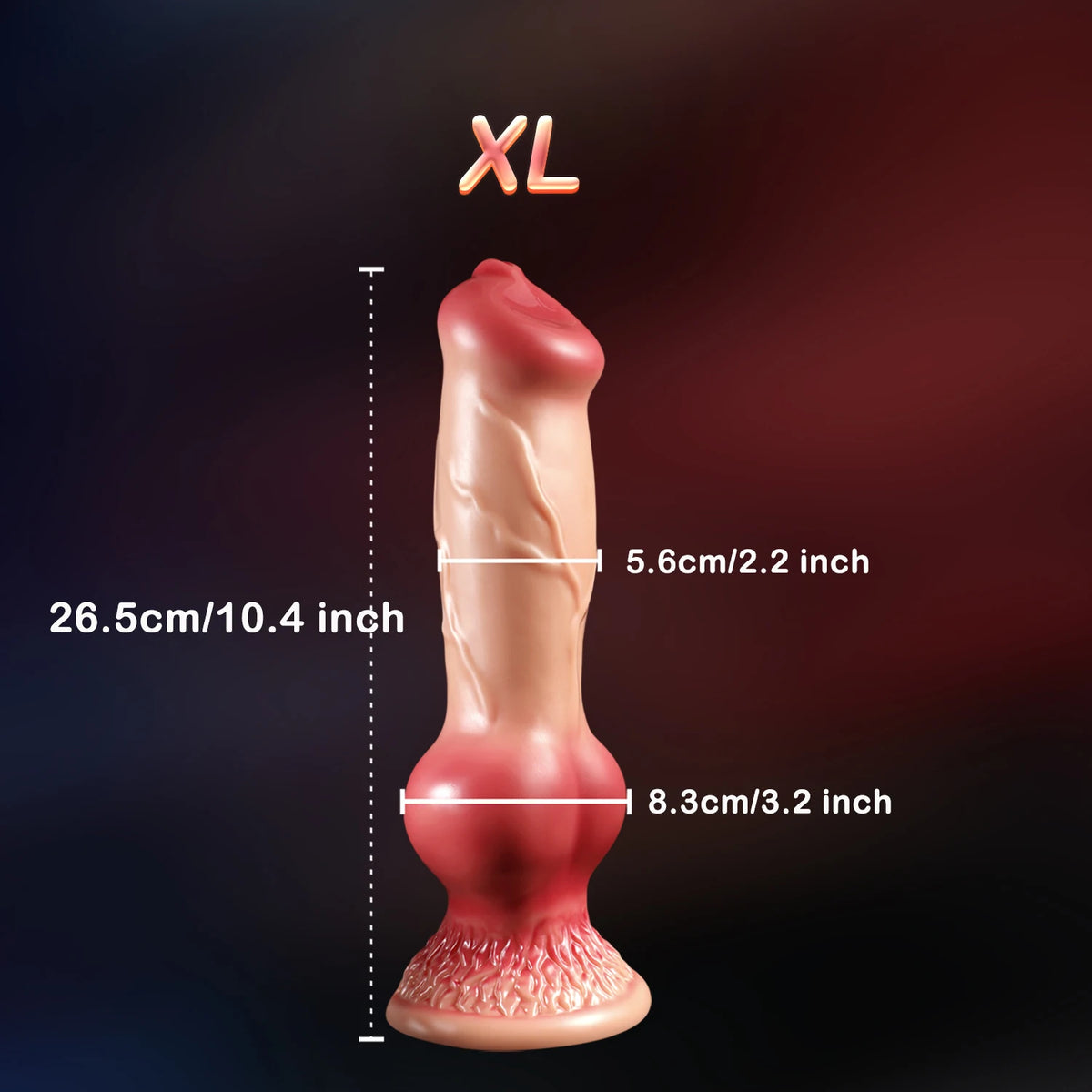Animal-Style Dildo & Anal Plug with Suction Cup
