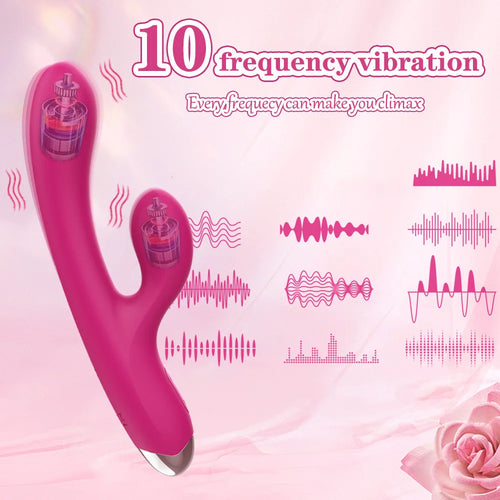 2-in-1 Silicone Rabbit Vibrator