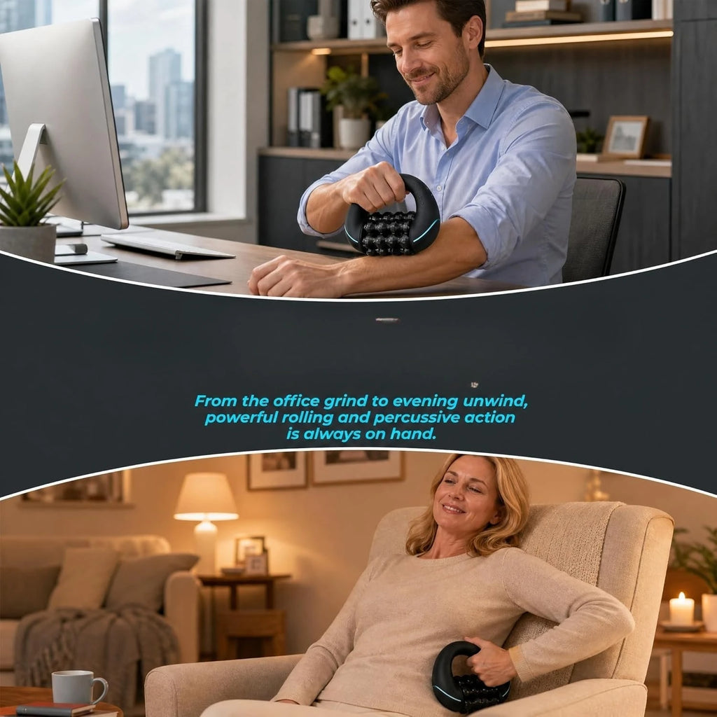 Rechargeable Handheld Roller Body Massager