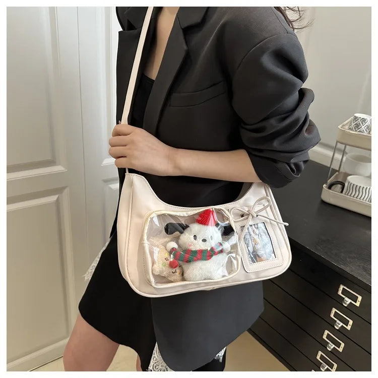 Harajuku Transparent Ita Shoulder Bag