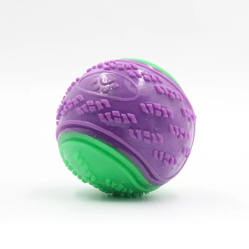 Squeaky TPR Dog Ball for Chewing & Teeth Cleaning
