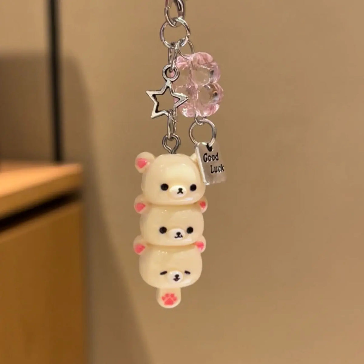 Kawaii Bear Phone & Bag Charm