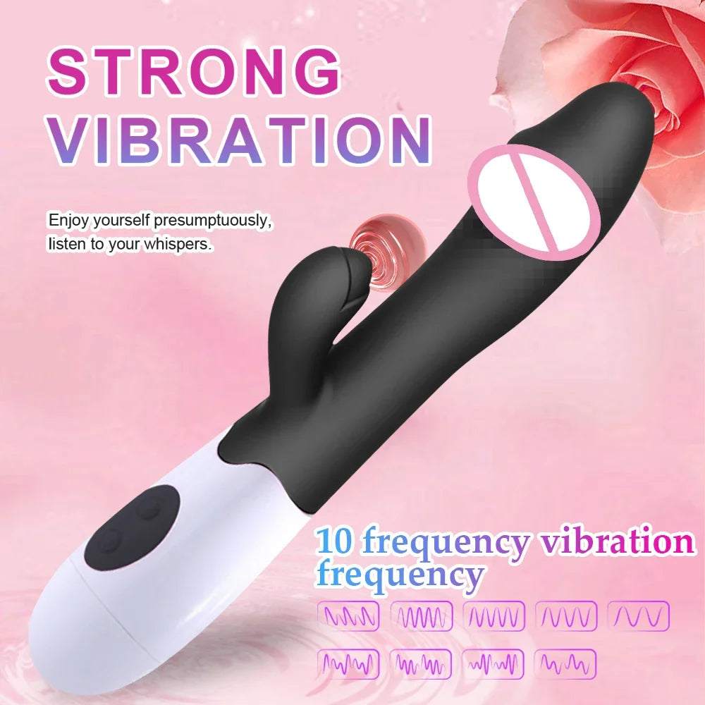 Rotating & Thrusting Rabbit Vibrator