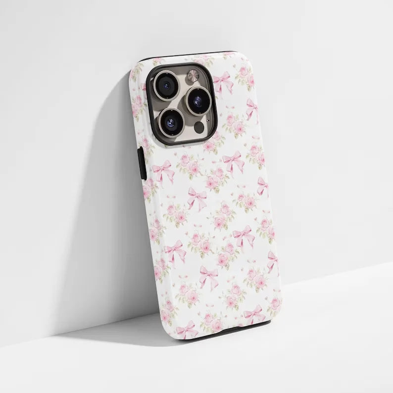 Coquette Bow Double-Layer Phone Case for iPhone