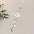 Fairycore Star & Moon Beaded Phone Charm