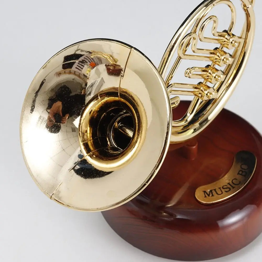 Nordic Phonograph Music Box Figurine