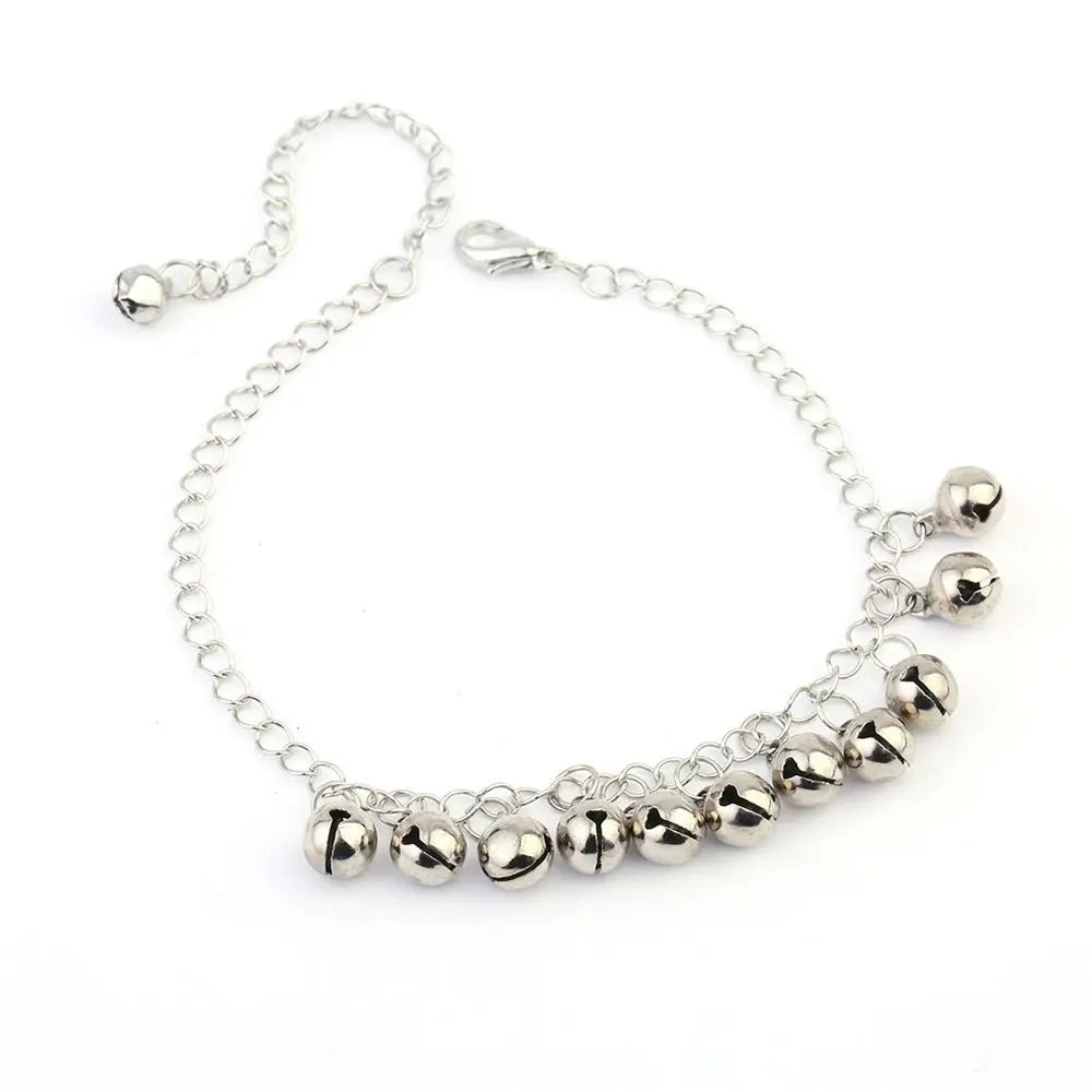 Barefoot Fashion Jewelry Foot Jewelry Simple Bell Bell Anklet Ankle Chain Anklet Beach Anklet
