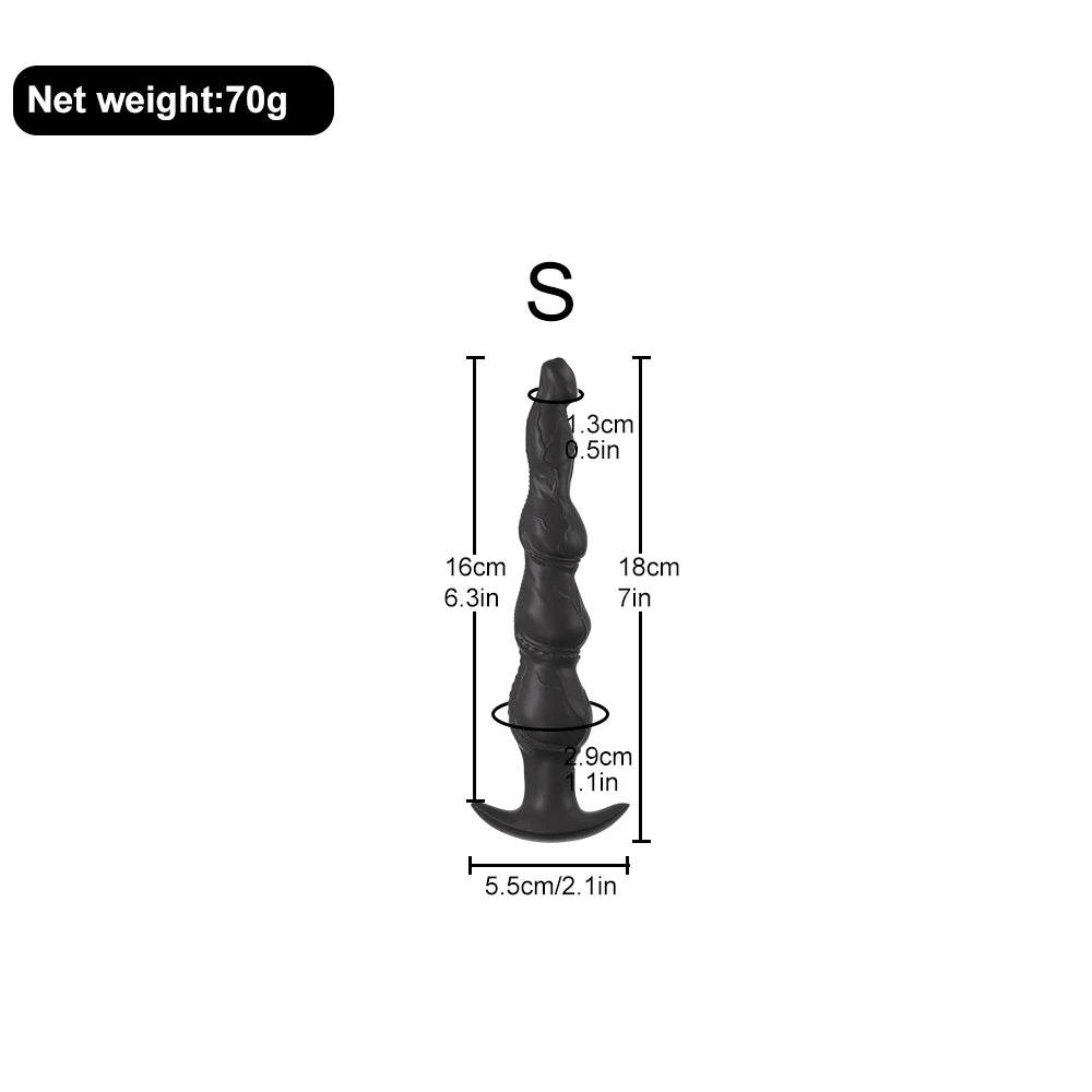 Soft Silicone Anal Bead & Plug Trainer