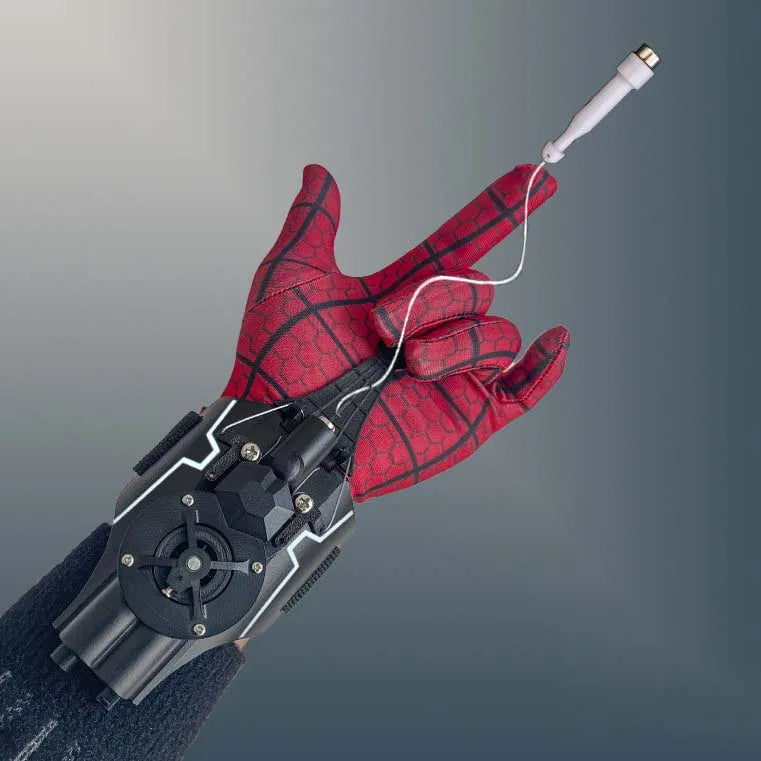 Spider Man Web Shooters ML Legends Spiderman Network Electric Launcher Gloves Toys Manga Figurine Cosplay Props Gift for Kids