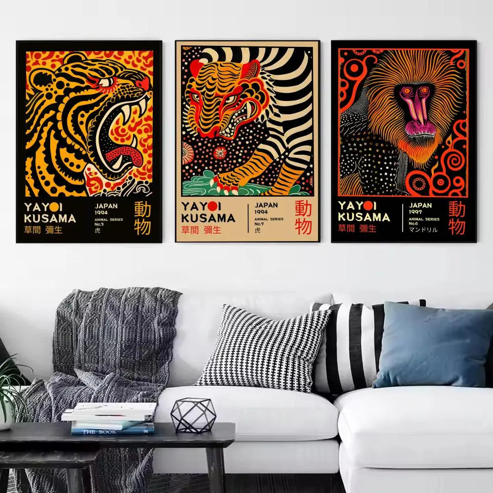 Yayoi Kusama Minimalist Wall Art Print