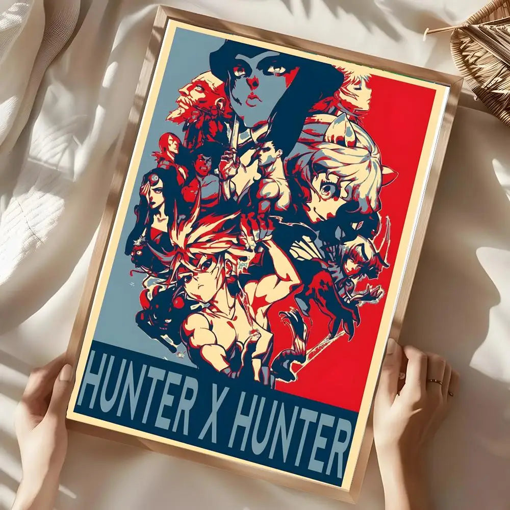 Anime H-Hunter x Hunter Poster Wall art print art suitable for living room bedroom bar parlor home decoration gift