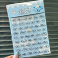 Tiny Strawberry & Floral Decorative Sticker Set