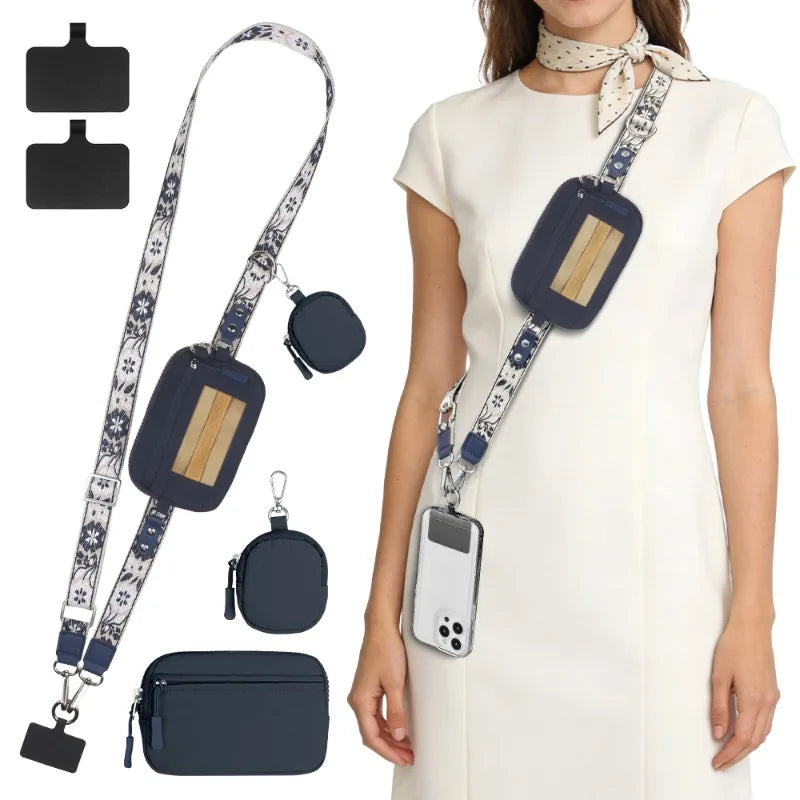 Nylon Mini Travel Crossbody Pouch