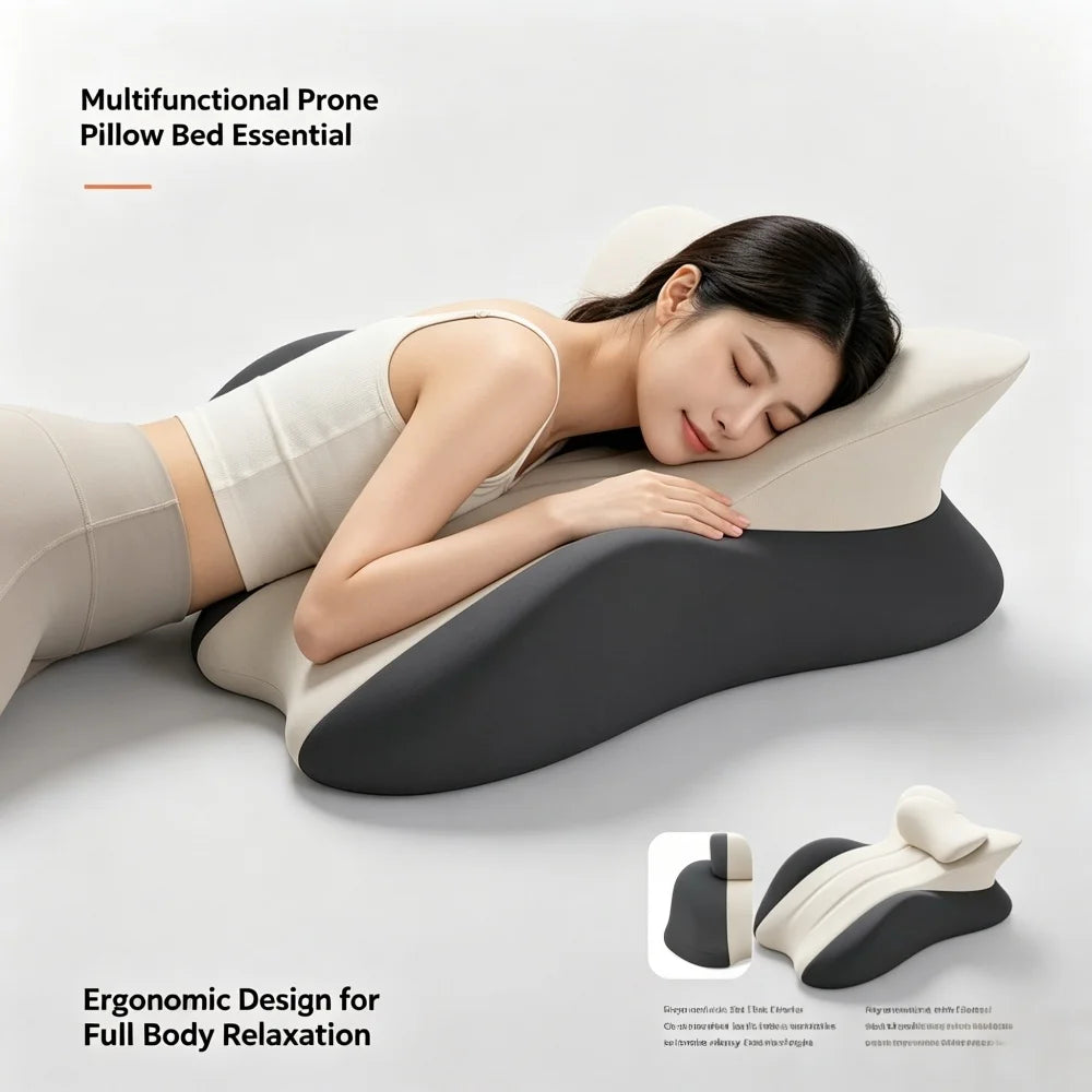 Multi-Position Memory Foam Wedge Pillow with Removable Cover