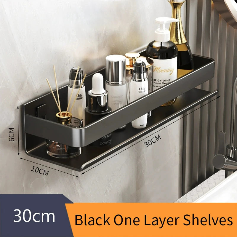 30–50 cm Aluminum Bathroom Storage Shelf