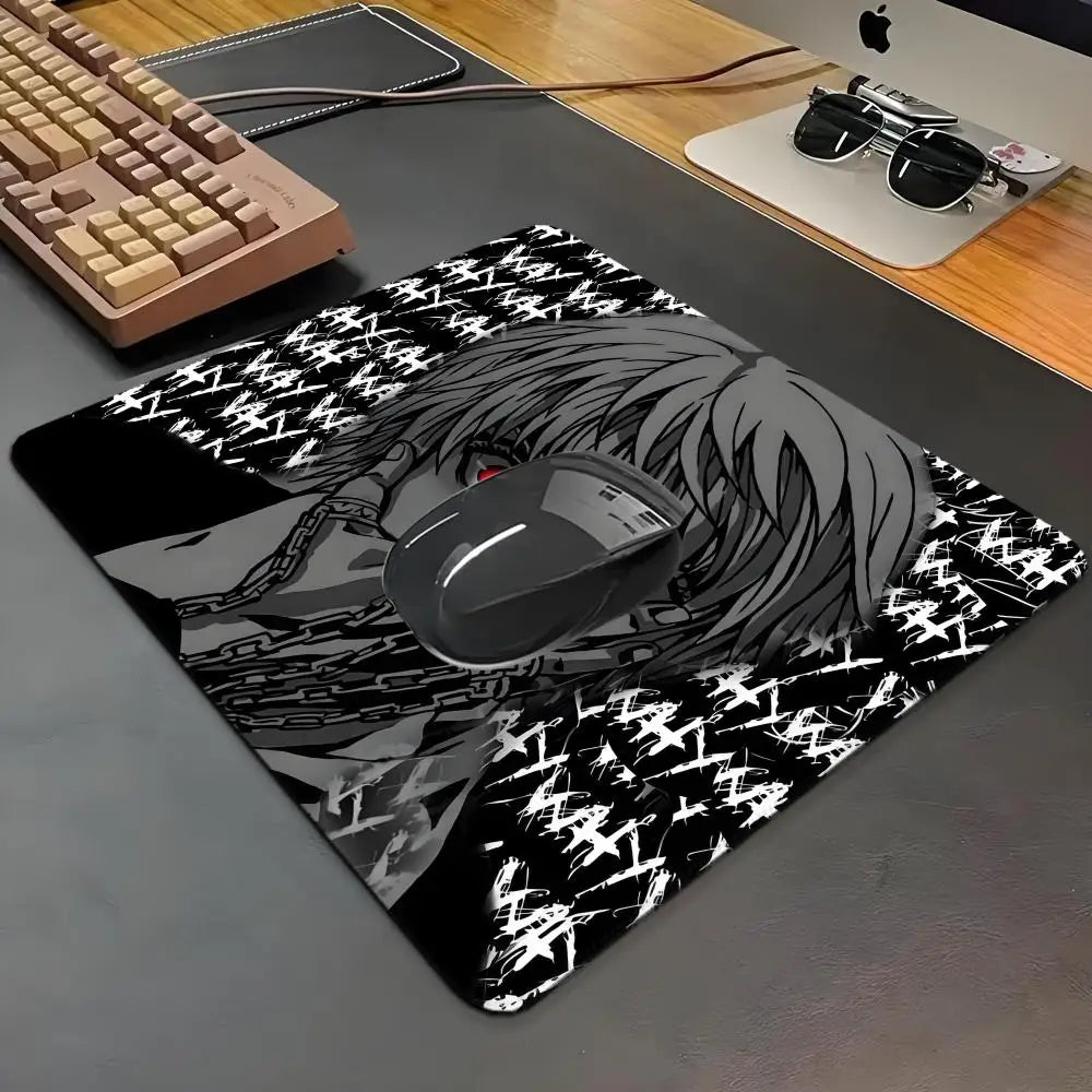 1pc Hxh Mousepad H-Hunter X Hunter Anime Mouse Pad XS Gaming Accessories Office Gamer Keyboard Desk Mat Non-Slip Laptop Rug