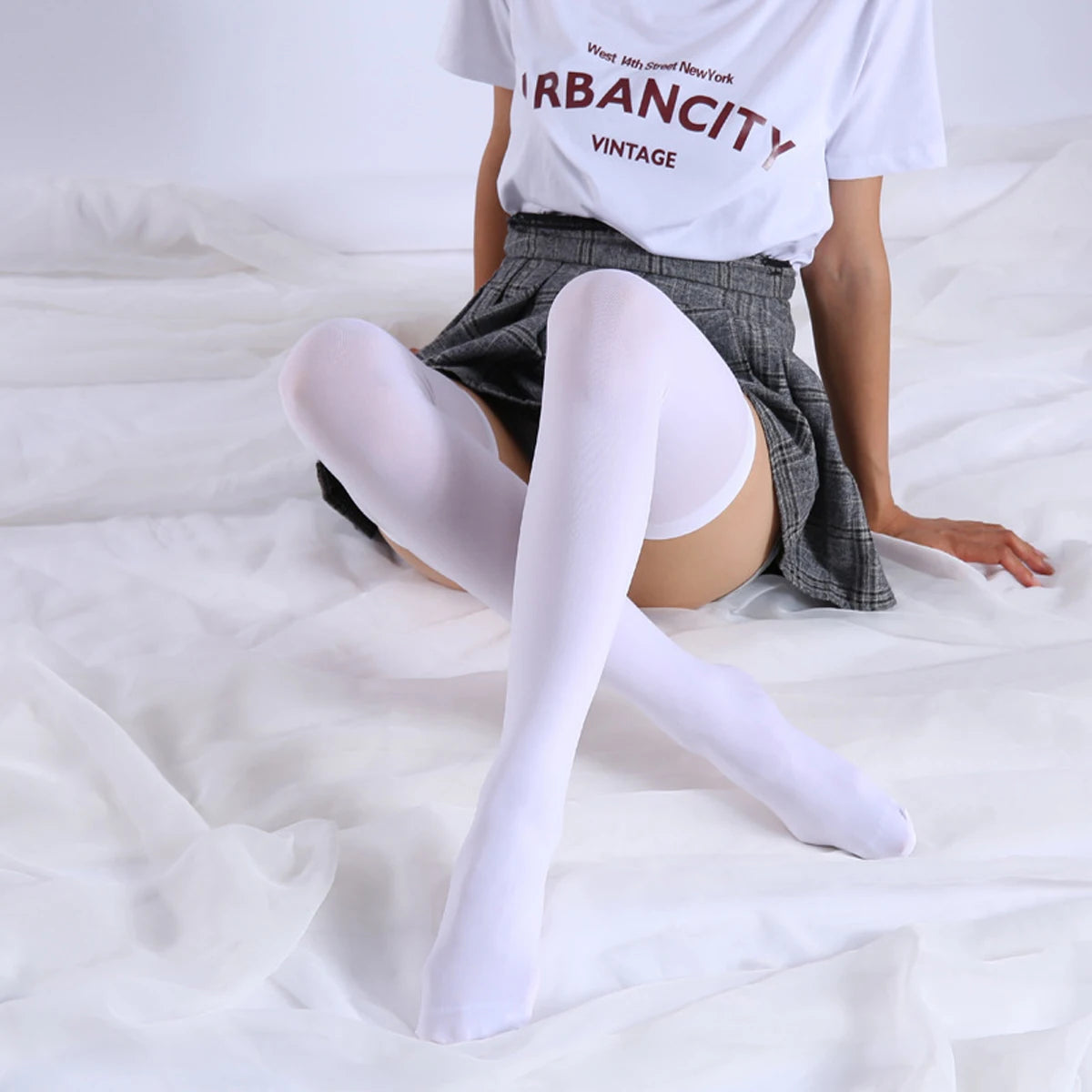 Women's Ultra Thin Thigh High Women Socks Sexy Breathable Over Knee Stock High Quality Women's Stockings & Hosiery