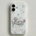 Cute Grey Lamb Phone Case for iPhone