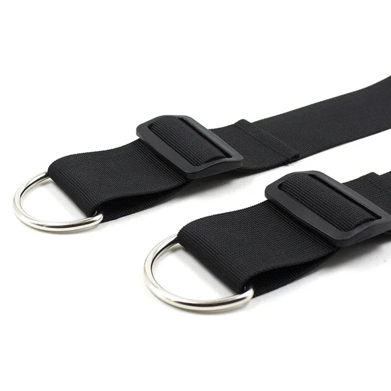 Door-Mount Restraint Set with Adjustable Ankle Cuffs