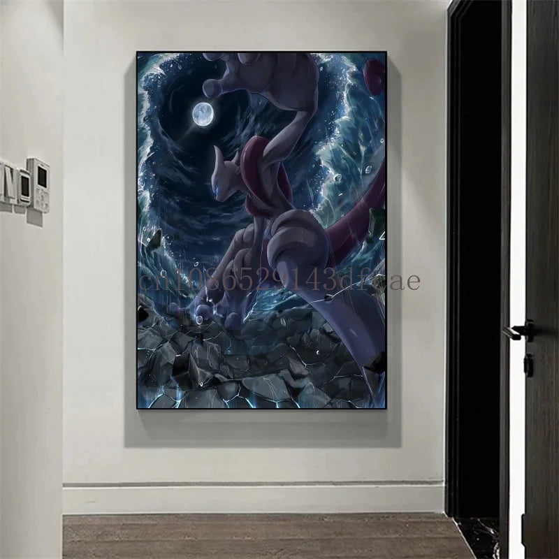 Anime Pokemon Poster Character Pikachu Charizard HD Printed Canvas Painting Suitable for Home Wall Decoration Art Painting Gifts