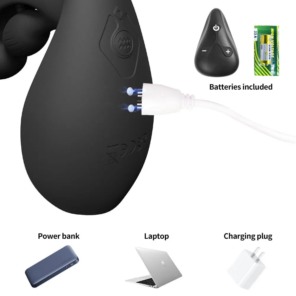 Vibrating Prostate Massager with Ball Stimulator