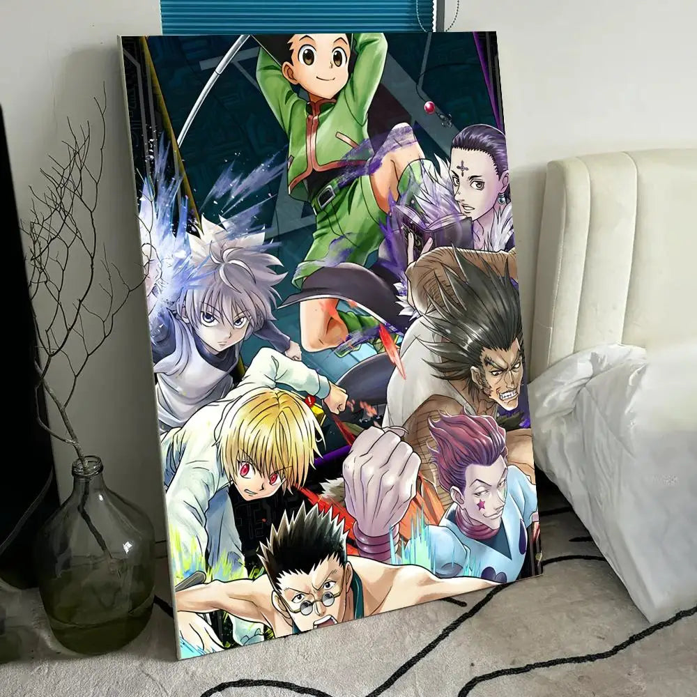 Anime H-HUNTERXHUNTER Poster Wall art print art suitable for living room bedroom bar parlor home decor gift