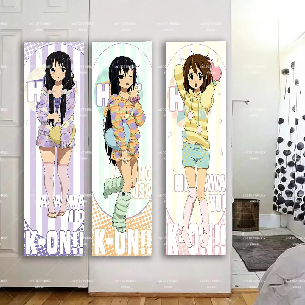 Cute Anime Girl Fabric Wall Tapestry