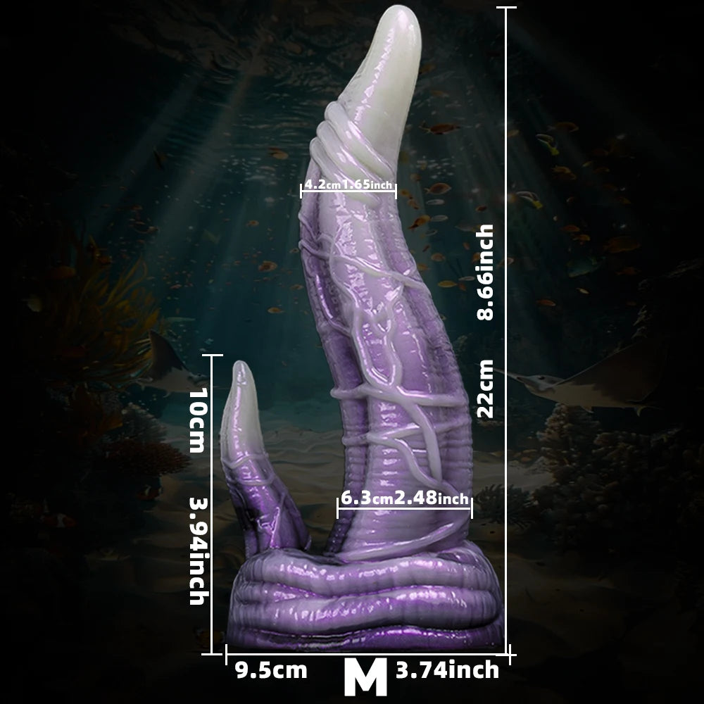 Large Monster-Style Soft Anal Plug