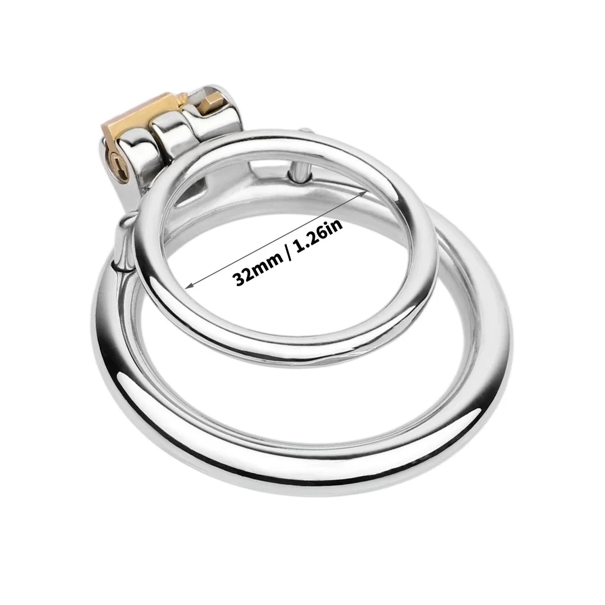 Locking Steel Chastity Cage