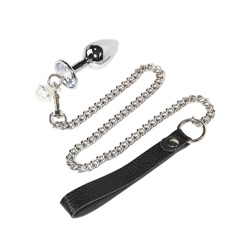 Stainless Steel Bell Chain Anal Plug