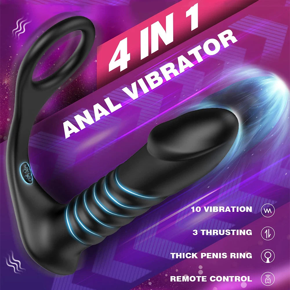 App-Controlled Telescopic Prostate Massager
