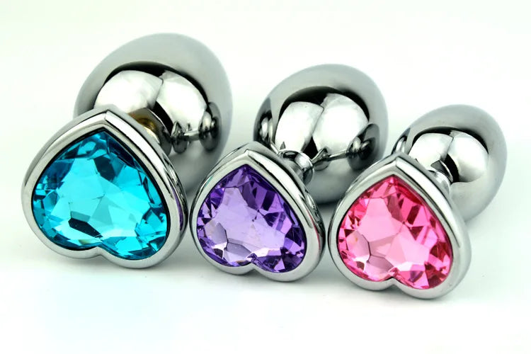 Beginner Stainless Steel Crystal Anal Plug