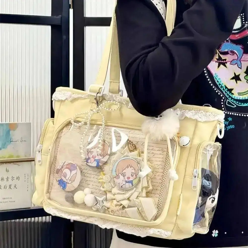 Japanese Lolita Transparent Ita Tote Bag