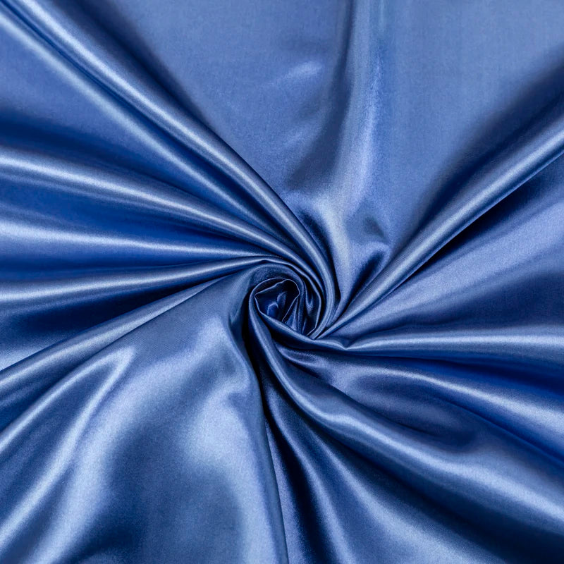 Satin Flat Sheet & Pillowcase Bedding Set