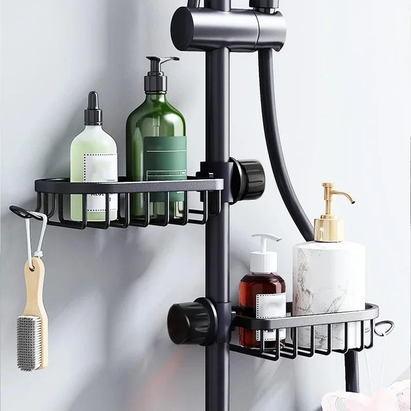 Bathroom Faucet Storage Rack Shower Soap Holder Bathroom Organization Shower Shelves Bathroom Accessories