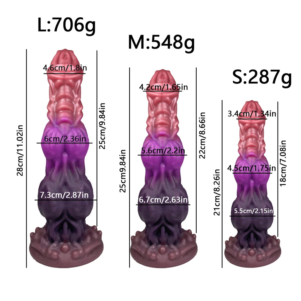 Huge Dog Dildo Luminous Penis Anal Plug Animal/Monster Dick Vagina Anus Stimulate Sex Toys Masturbation Butt Plug For Women Men
