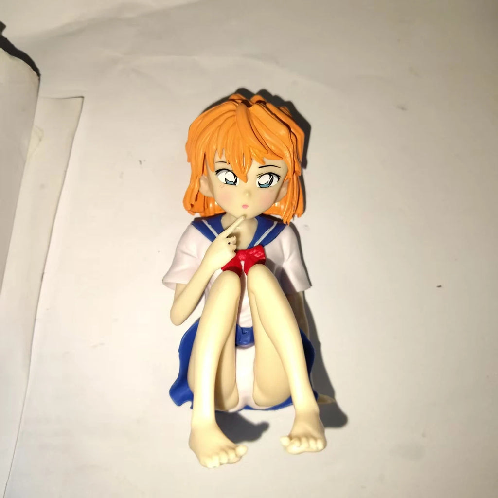 Anime figurine+car mounted+decorative ornaments+ST Detective Conan-Q version Ai Haibara