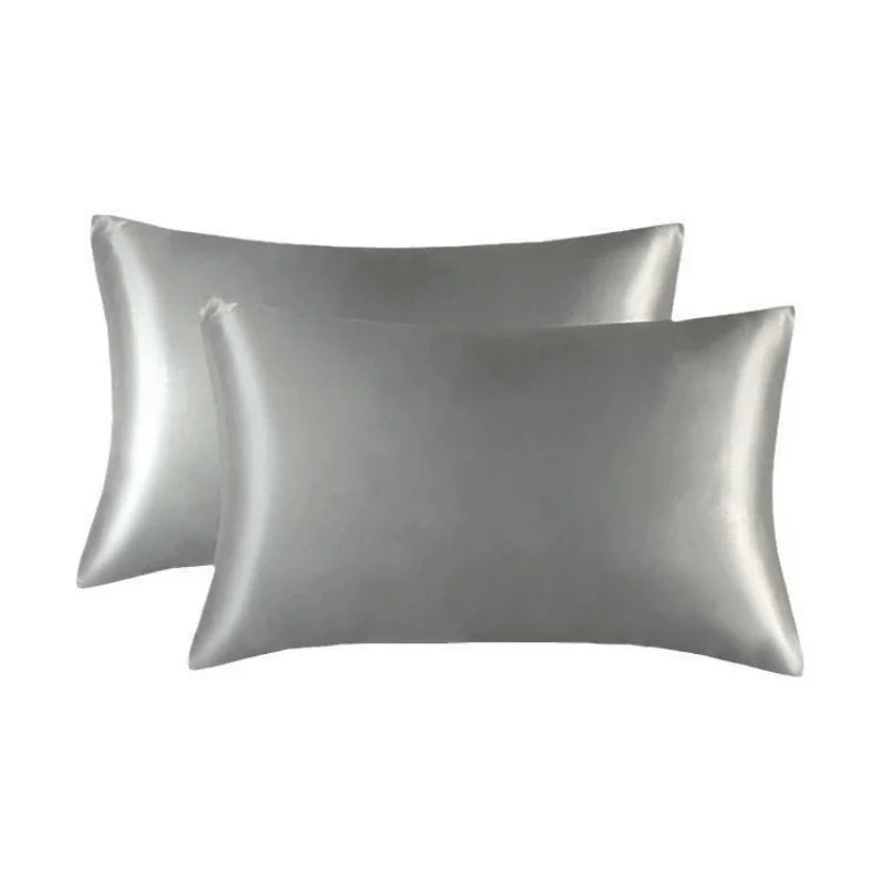 2-Piece Soft Satin Pillowcase Set