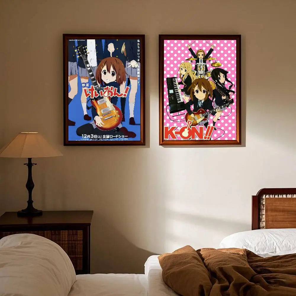K-ON! Kawaii Girl Waterproof Wall Poster