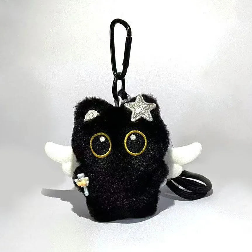 Black Cat Plush Keychain & Bag Charm