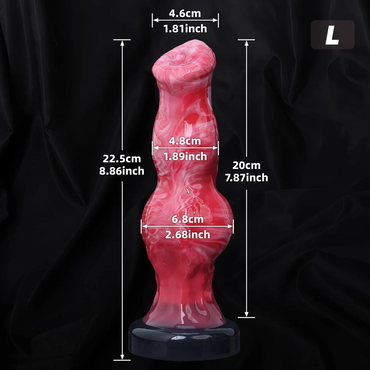 Soft Monster-Style Anal Dildo & Plug