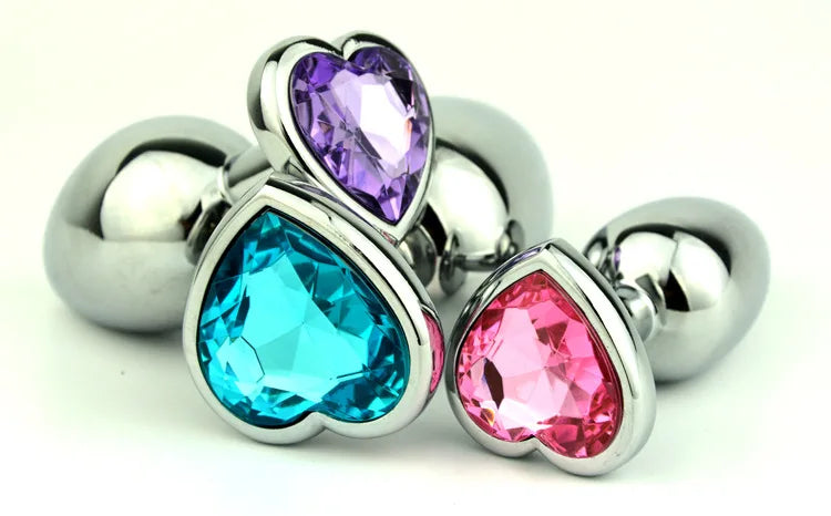 Beginner Stainless Steel Crystal Anal Plug