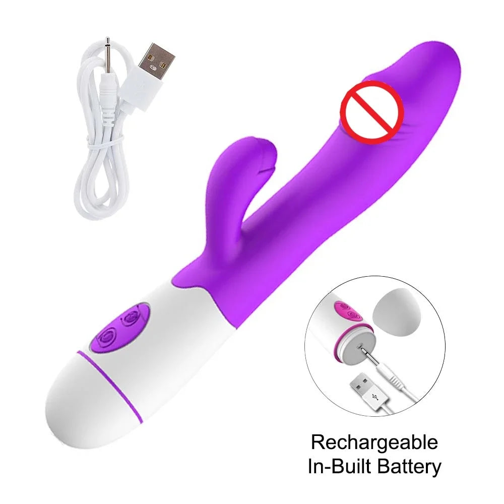 Dual-Vibration Rabbit Vibrator