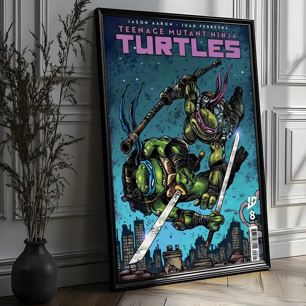TMNT Vintage Waterproof Wall Poster
