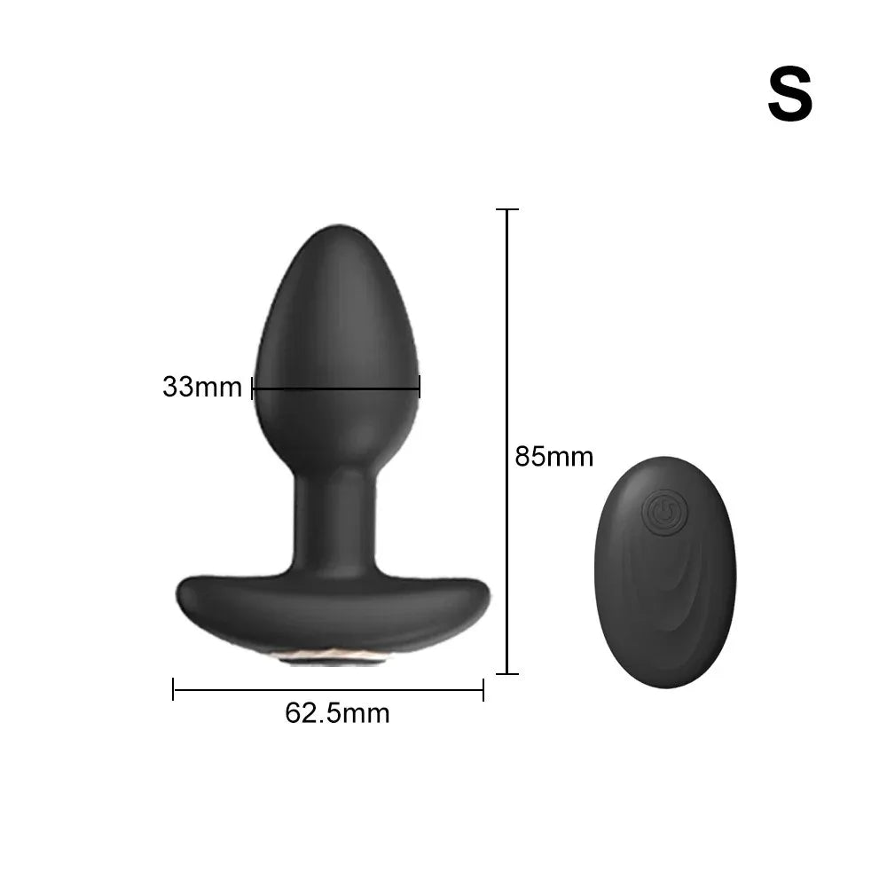 Wireless Remote Vibrating Anal Plug
